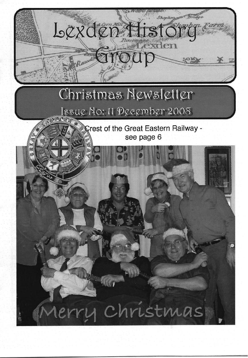 Lexden History Group Newsletter, December 2008 Issue 11