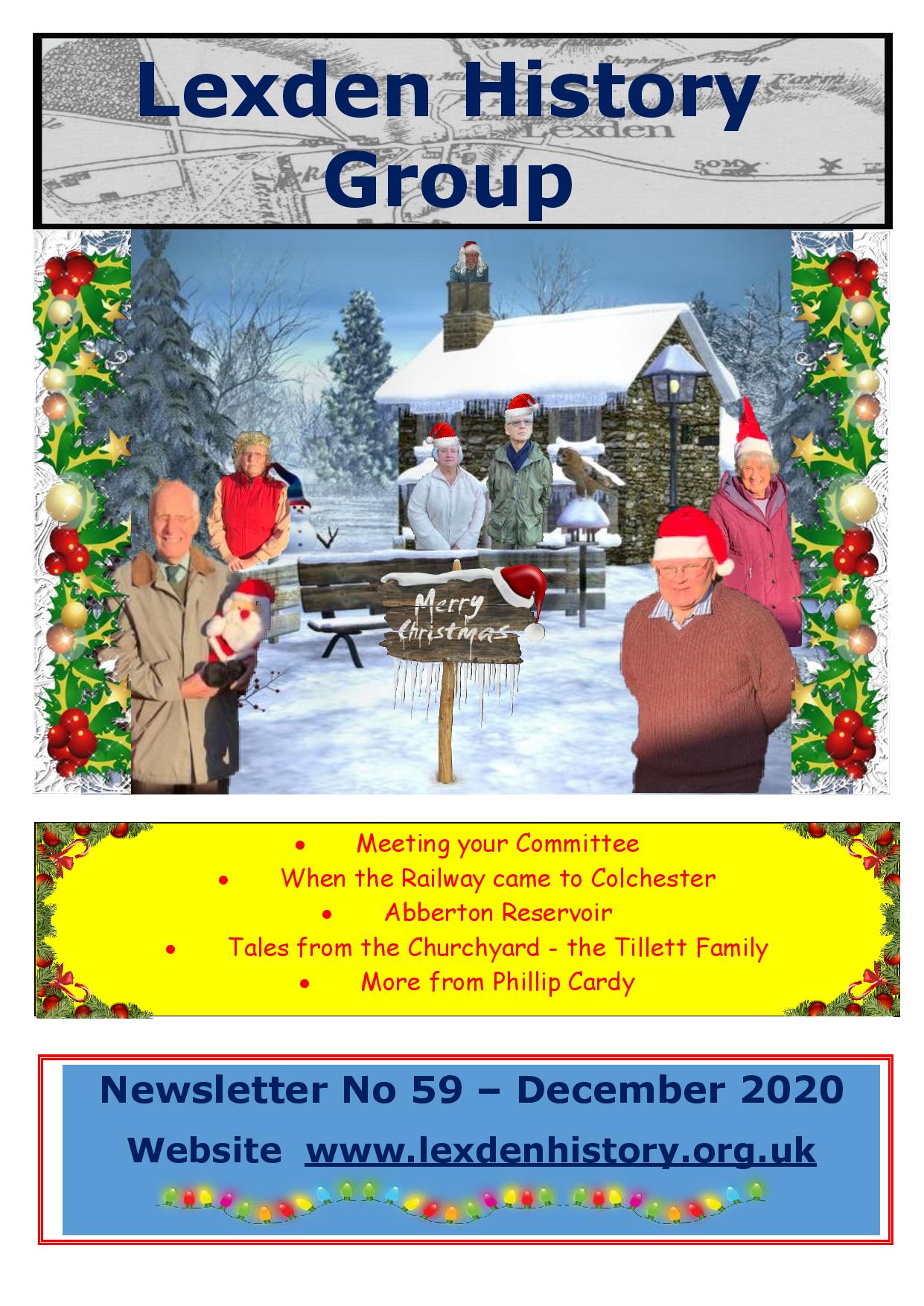 Lexden History Group Newsletter December 2020 Issue 59